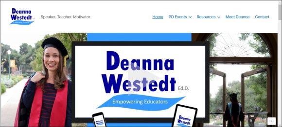 Deanna Westedt website by Public Author